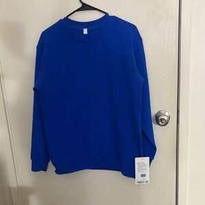 NWT Lululemon All Yours Crew in Harbor Blue Size 8